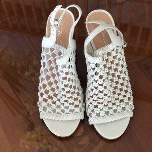 Brand new, VC John Compton white summer shoes.